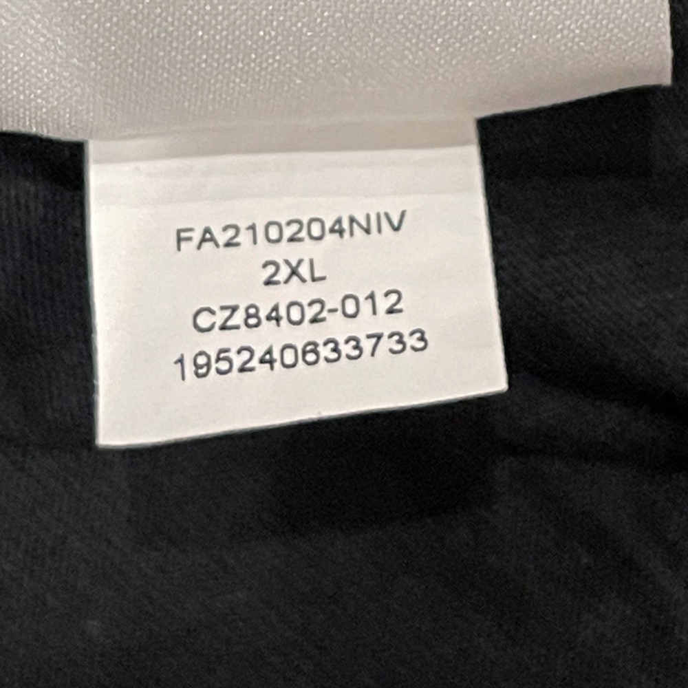 Jordan Black Tee with Red Logo - Picture 8 of 8